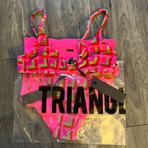 Triangl brand new bathing suit set